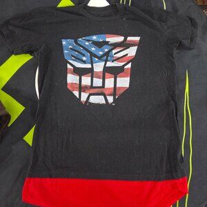 Transformers shirt with mesh bottom